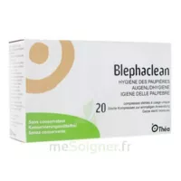 Blephaclean Compresses Stériles Nettoyantes Par 20 à BORDEAUX