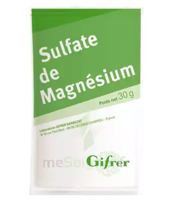 Gifrer Magnésium Sulfate Poudre 50 Sachets/30g à BORDEAUX
